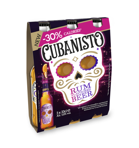 Afbeeldingen van CUBANISTO RUM 3X33CL ONEWAY