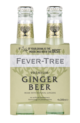 Afbeeldingen van FEVER TREE GINGER BEER 4X20CL