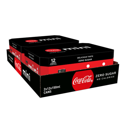 Afbeeldingen van COCA COLA ZERO BLIK 2X12X15CL