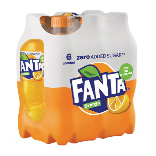 Afbeeldingen van FANTA ZERO ORANGE PET 6X50CL