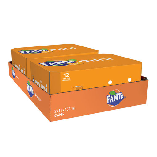 Afbeeldingen van FANTA ORANGE BLIK 2X12X15CL