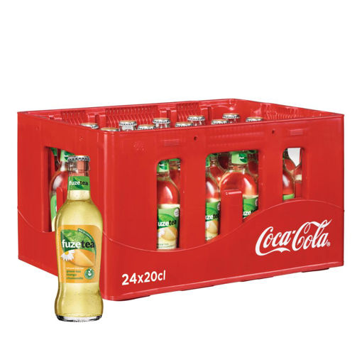 Afbeeldingen van FUZE TEA GREEN TEA MANGO CHAMOMILE GLAS 24X20CL