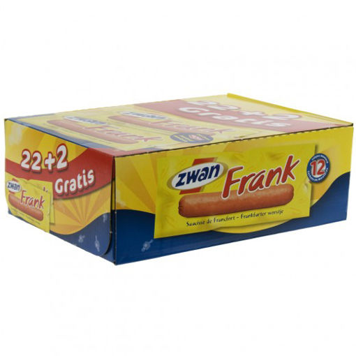 Afbeeldingen van ZWAN NATTE WORST MOSTERD DOOS 22+2 GR