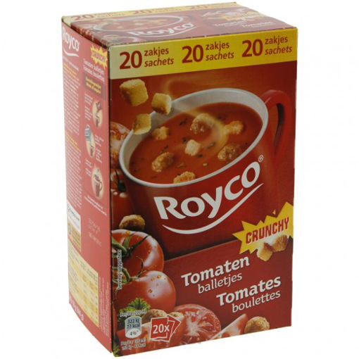 Afbeeldingen van ROYCO SOEP DOOS TOMAAT + BAL DOOS 20ST