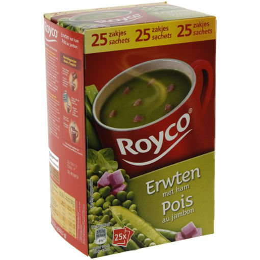 Afbeeldingen van ROYCO SOEP DOOS ERWTEN DOOS 25 ST