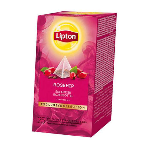 Afbeeldingen van LIPTON THEE ROZENBOTTEL 25STUKS