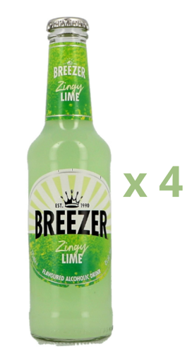 Afbeeldingen van BACARDI BREEZER KEY LIME 5° 4X27,5CL
