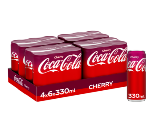 Afbeeldingen van COCA COLA CHERRY 4X6X33CL